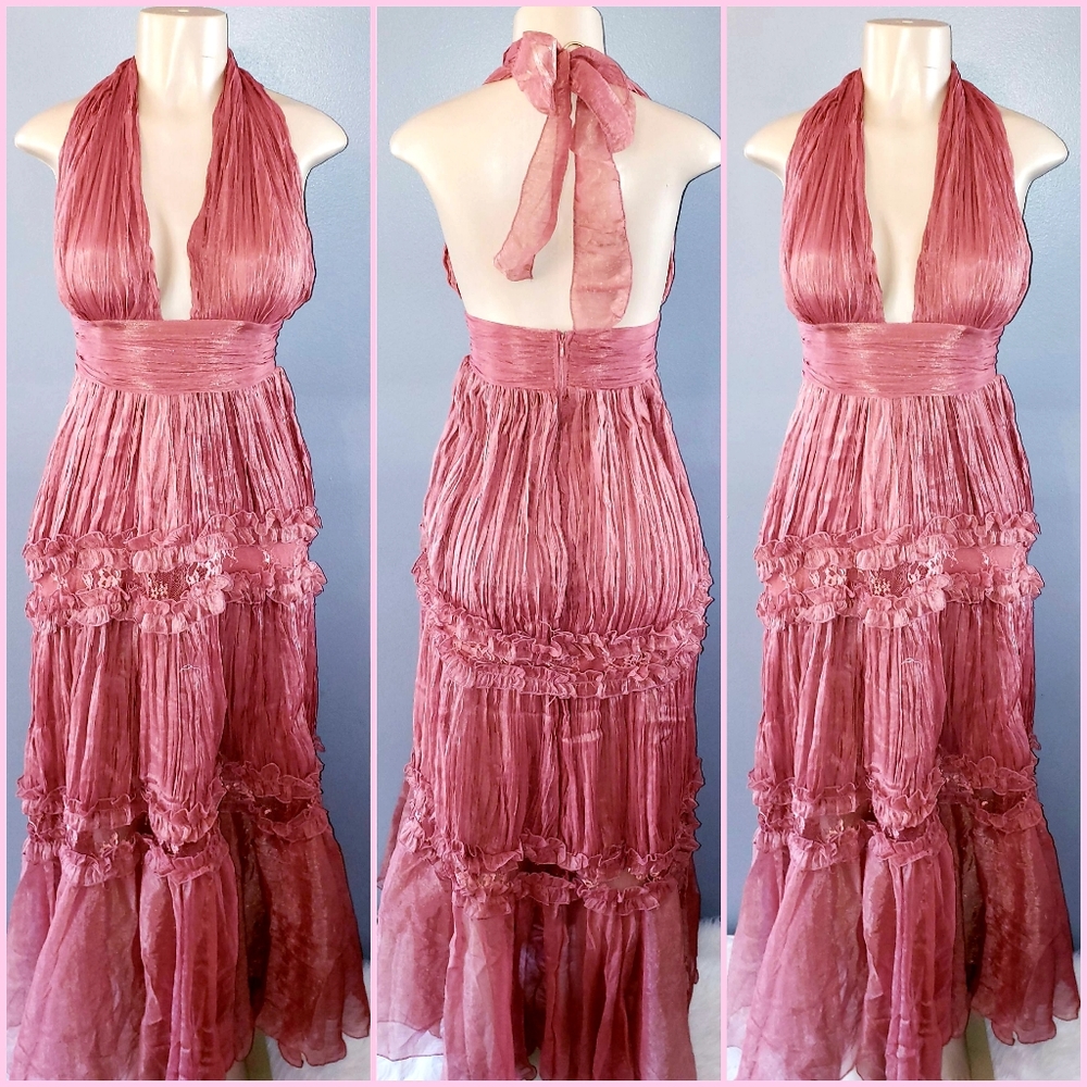 Halter back semi/ formal dresa